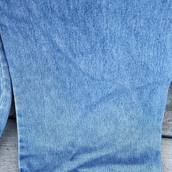 Y2K Calvin Klein Jeans Blue Wide Leg Overalls %100 Cotton Denim - Picture 10 of 10